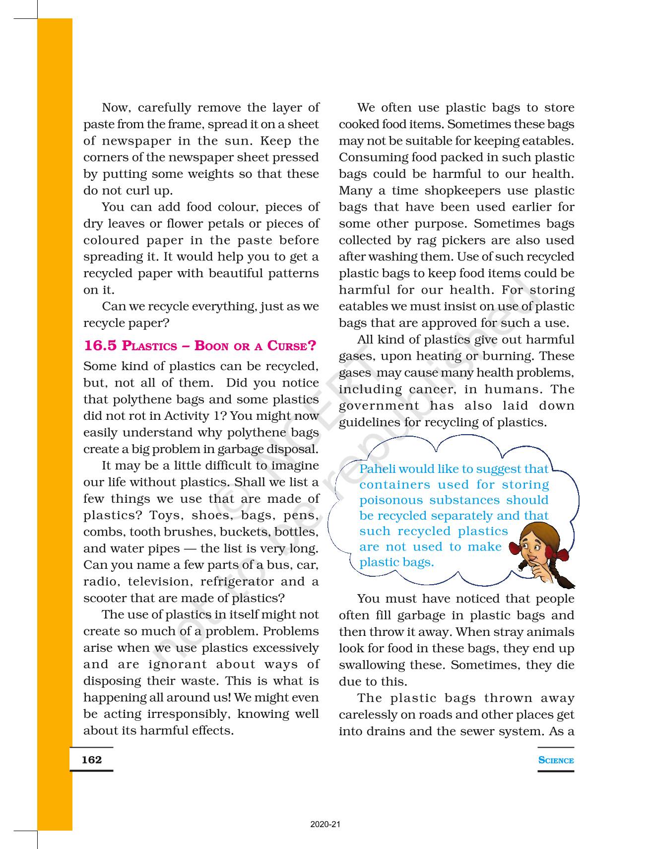 Garbage In Garbage Out NCERT Book of Class 6 Science